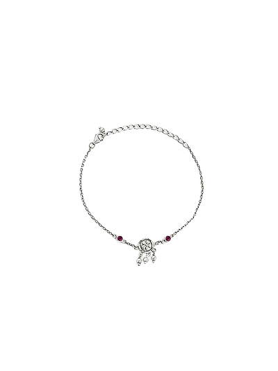 Elephant Bracelet Crafted in Silver